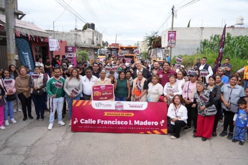 Arranca Pepe Chedraui rehabilitaci&oacute;n vial en la Junta Auxiliar de San Sebasti&aacute;n de Aparicio