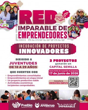 Impulsa Gobierno de Pepe Chedraui capacitaci&oacute;n y financiamiento para juventudes poblanas