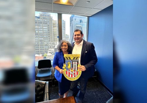 Alejandro Armenta y Asamble&iacute;sta Karines Reyes promueven hermanamiento Puebla-Nueva York