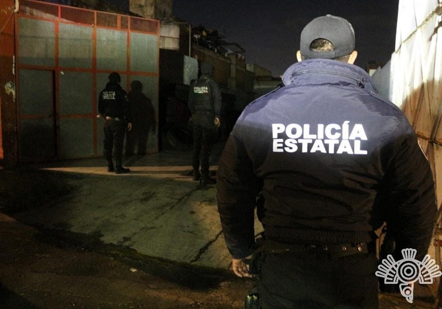 Operativo policiaco en Puebla