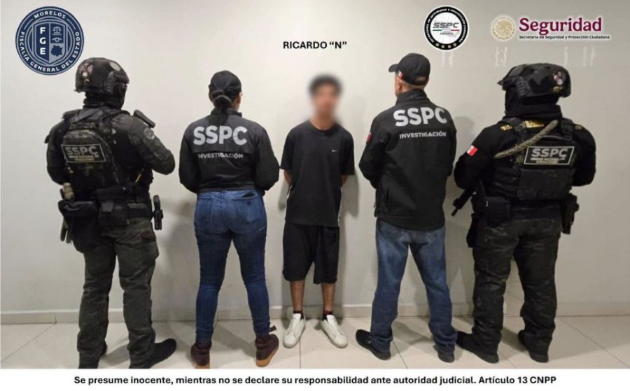 Detienen en Puebla a Ricardo “N”, probable responsable del feminicidio de Andrea Maylin Chino Ramos