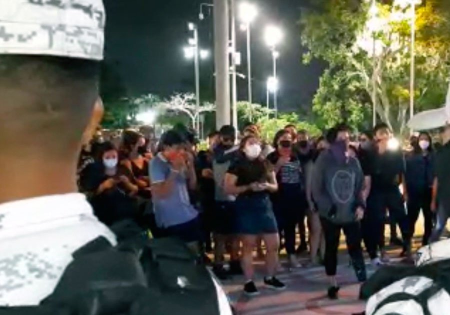 Exige Segob investigar agesión armada contra feministas en Cancún