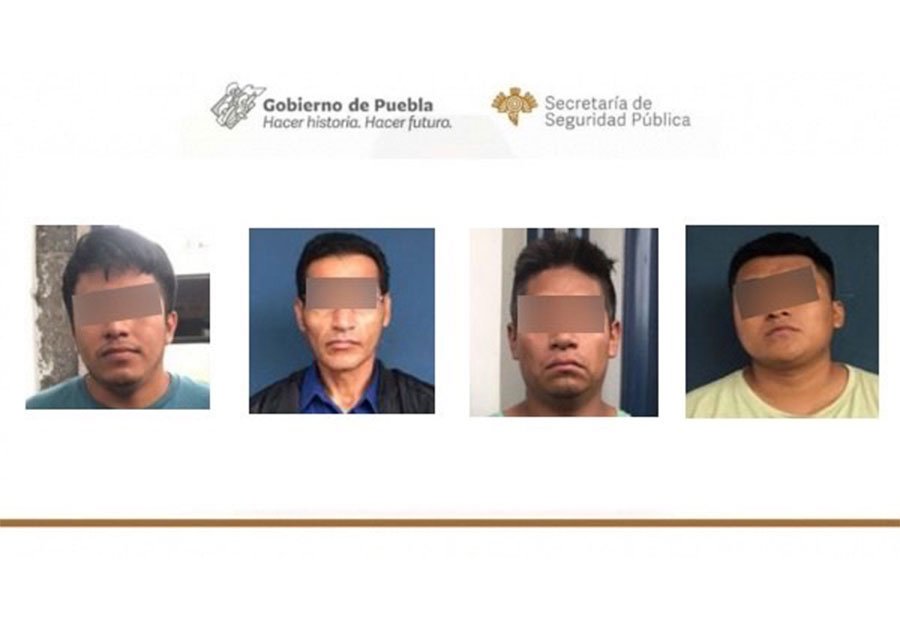 Por presunto tr&aacute;fico de personas, Polic&iacute;a Estatal detiene a cuatro personas