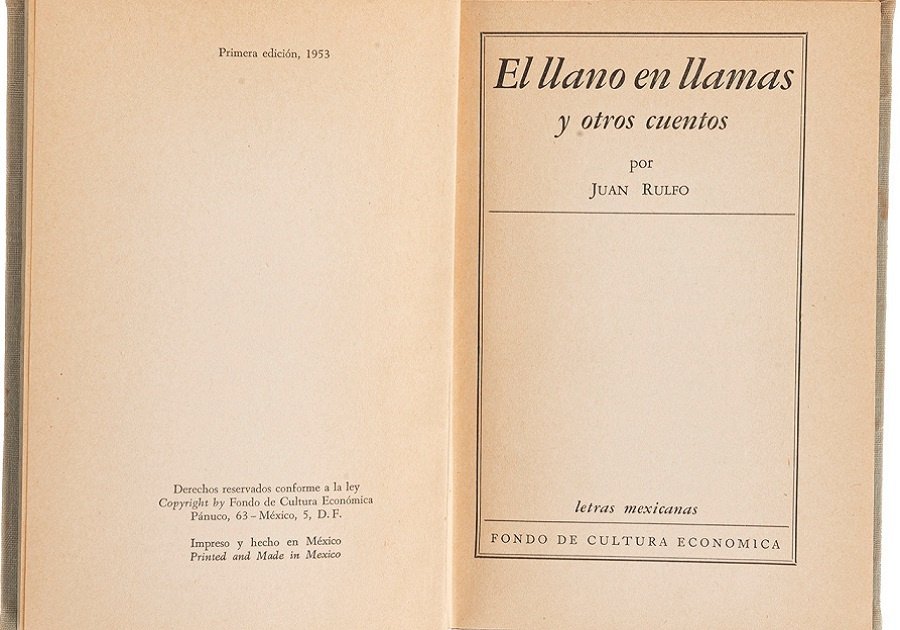 Libro El llano en llamas