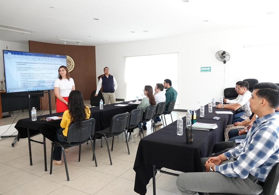 Capacitación interna en el TEEP “Causales de Nulidad” proceso electoral 2023-2024