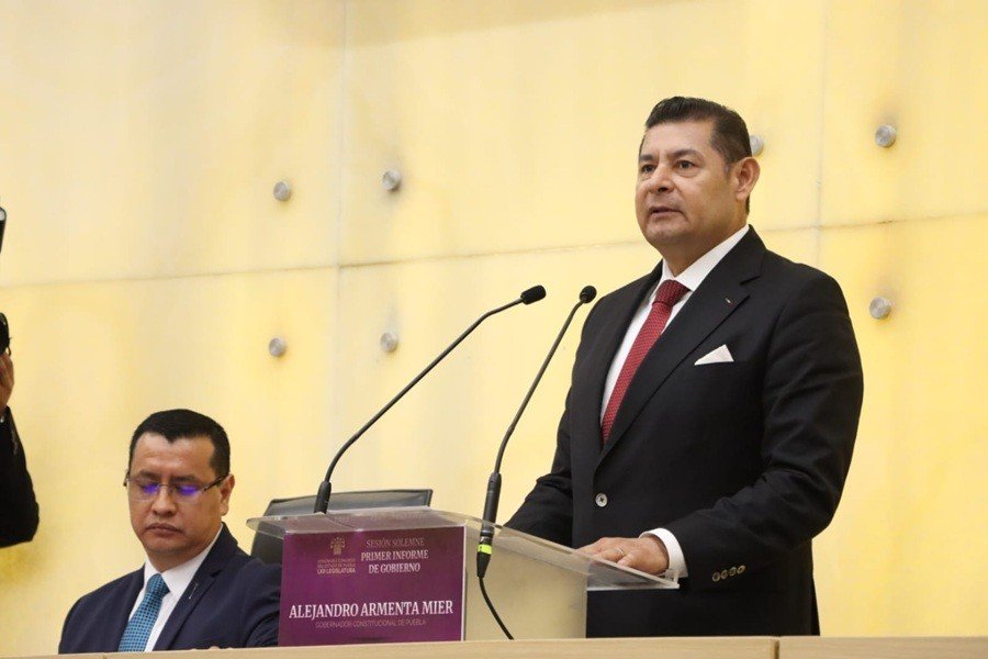 Seguridad, justicia y riqueza comunitaria, los tres pilares de mi administración: Alejandro Armenta en su Primer Informe