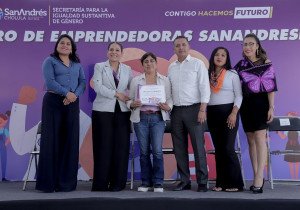 Celebra Edmundo Tlatehui encuentro de emprendedoras sanandreseñas