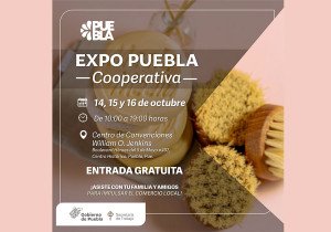Promueve Secretaría de Trabajo a productores en Expo Puebla Cooperativa