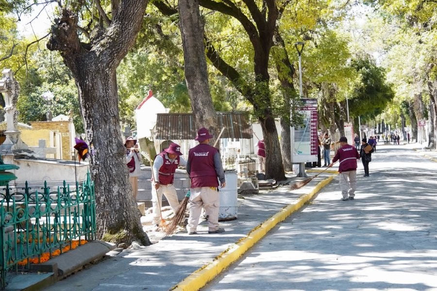 Prepara Gobierno de Pepe Chedraui el Panteón Municipal para recibir a visitantes durante Todos Santos