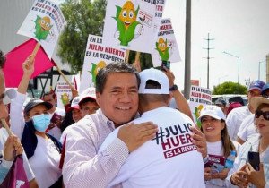 “El respaldo de la gente de los 217 municipios nos dice que ¡vamos a ganar!”: Julio Huerta