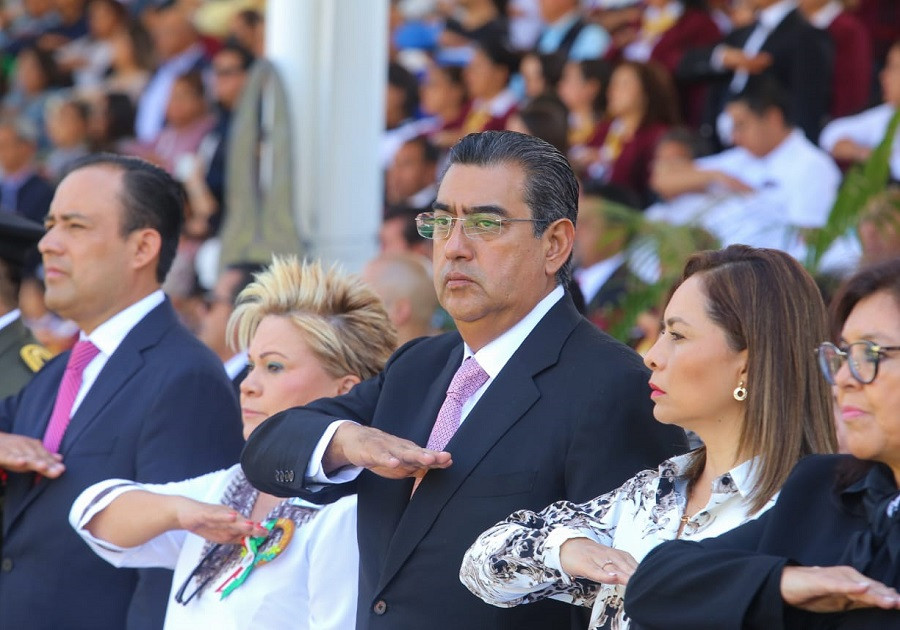 En homenaje a Niños Héroes, Sergio Salomón llama a población a defender valores y compromiso de vivir en paz