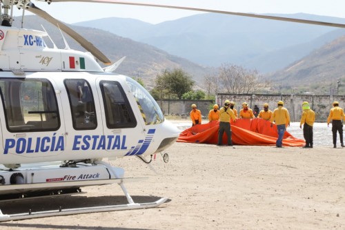 Incendio forestal en Jolalpan fue controlado y liquidado al 100%: Protecci&oacute;n Civil