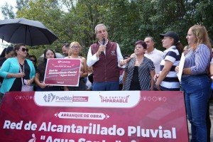 Arranca Pepe Chedraui construcción de Red de Alcantarillado Pluvial en Agua Santa