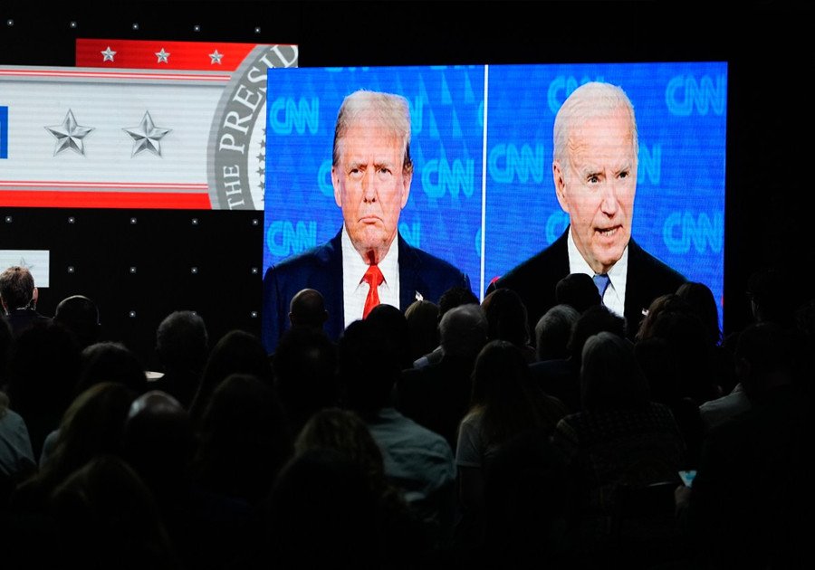 Biden y Trump protagonizan acalorado debate presidencial