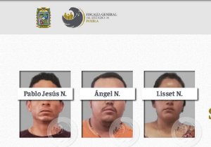 Presuntos responsables del homicidio de estudiantes 