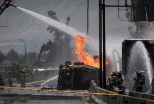 Tragedia en Chile: explosi&oacute;n de cami&oacute;n de gas deja 4 v&iacute;ctimas y 17 resultaron heridas