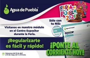 Agua de Puebla, lanza el programa “Ponte al Corriente” con la Condonación de Recargos o Convenios en plazos