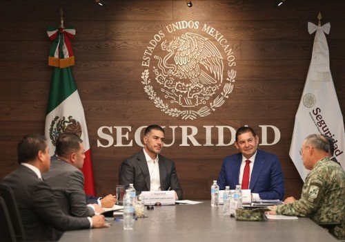 El gobernador Armenta sostiene reuni&oacute;n con Omar Garc&iacute;a Harfuch