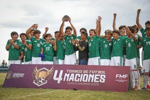 México se corona campeón del torneo 4 Nacionaes en Cuautlancingo