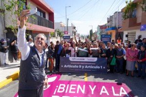 Fortalece Pepe Chedraui infraestructura vial en la colonia Constitución Mexicana