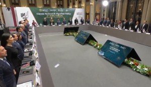 Alejandro Armenta resalta colaboración con Sedena, Marina y Guardia Nacional