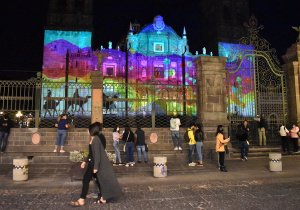 Reanuda Turismo video mapping navideño en Catedral