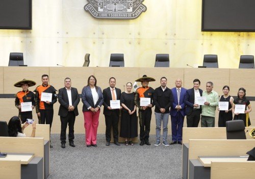 Reconocen en Congreso del Estado esfuerzo y dedicación de Marching Bands