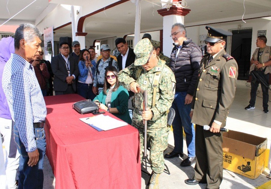 Inicia en Xonacatepec Campaña Nacional “Sí al desarme, sí a la paz”