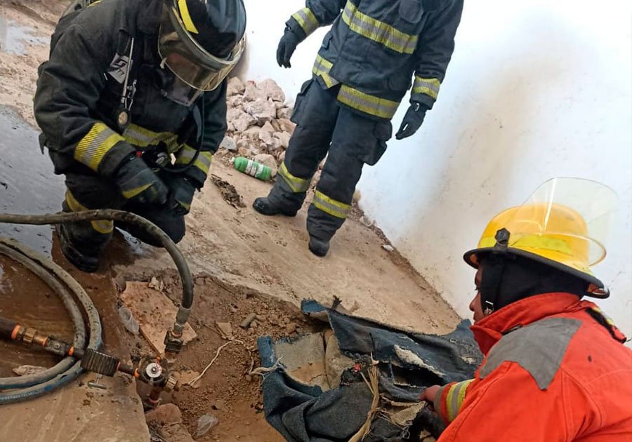 Explosión de toma clandestina de gas deja seis lesionados