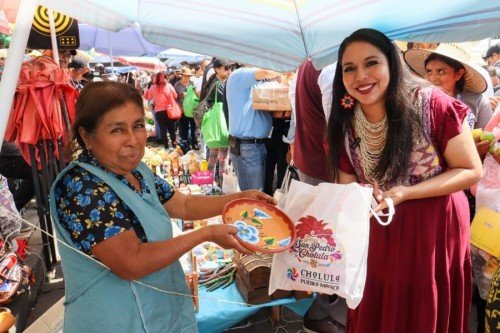 Más de 100 mil personas vivieron el Milenario Trueque en San Pedro Cholula