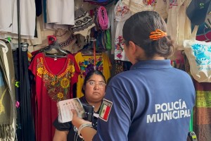 Fortalece Tonantzin Fern&aacute;ndez acciones para prevenir extorsiones en comercios de San Pedro Cholula
