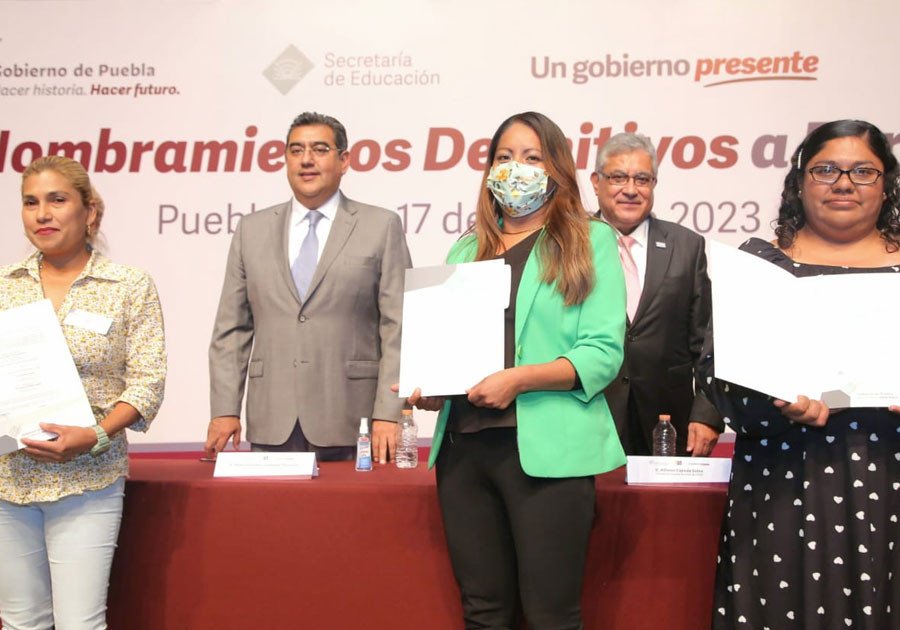 Reitera Sergio Salomón trabajo conjunto con magisterio por futuro de las siguientes generaciones