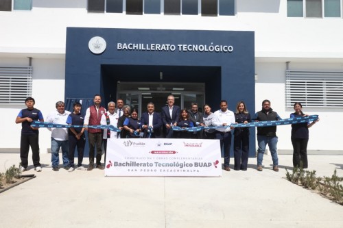 Encabeza Pepe Chedraui inauguraci&oacute;n del Bachillerato Tecnol&oacute;gico BUAP