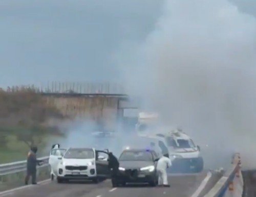 Asalto con explosivos a blindado fingiendo controles policiales en Italia