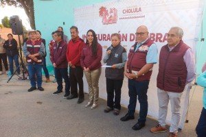 Entrega Tonantzin Fern&aacute;ndez rehabilitaci&oacute;n de drenaje en San Crist&oacute;bal Tepontla