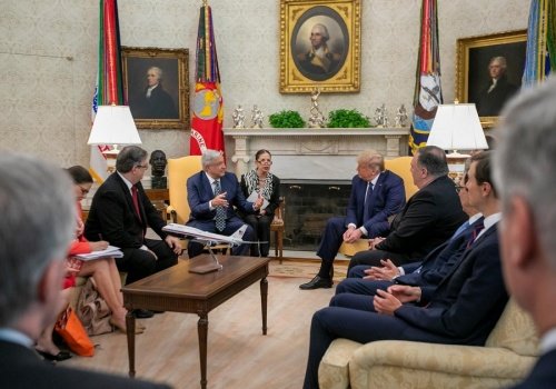 Resalta AMLO reconocimiento de Trump a la comunidad mexicoamericana
