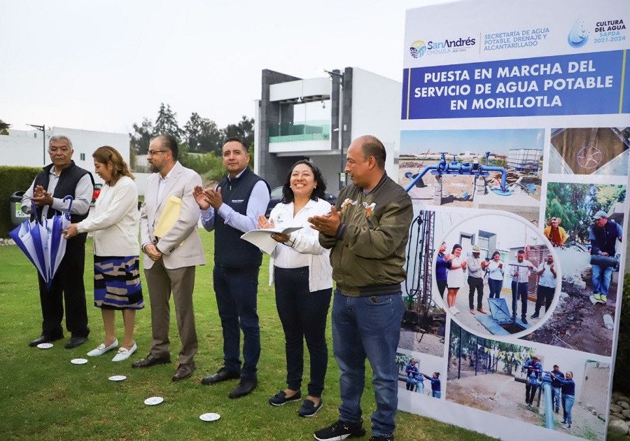 Otorga Ayuntamiento de San Andrés Cholula agua potable a 4 mil habitantes
