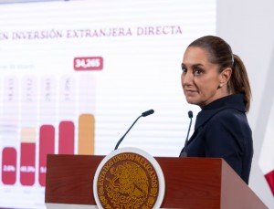 Sheinbaum anuncia récord histórico de 34 mil millones inversión extranjera México