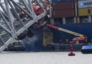 Recuperan el cuerpo del último obrero fallecido en derrumbe de puente en Baltimore