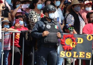 Reportan saldo blanco en desfile del 5 de Mayo