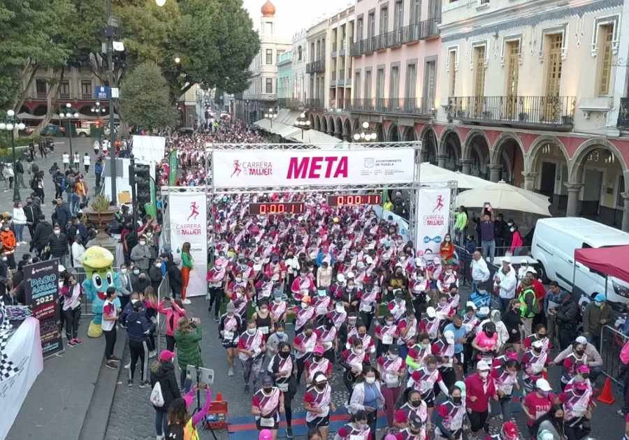Estas son las ganadoras de la Carrera de la Mujer en Puebla