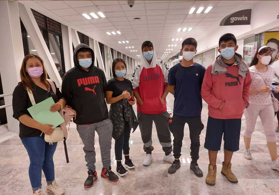 Apoya DIF de Huaquechula en traslado de 5 menores deportados en Reynosa