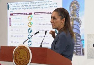 Claudia Sheinbaum garantiza capacidad eléctrica y abasto de energía