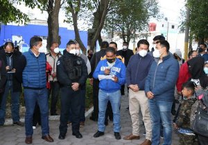 Realizan Caminata por la Seguridad en Santa Anita
