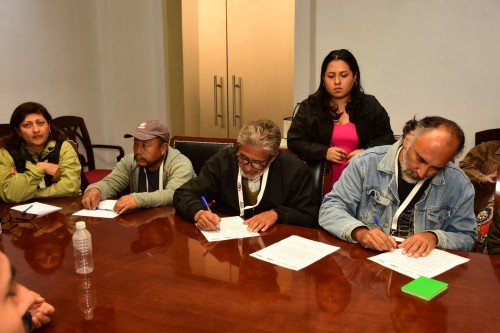 SEGOB y comunidades de San Andrés Cholula acuerdan reapertura de carretera Puebla-Atlixco
