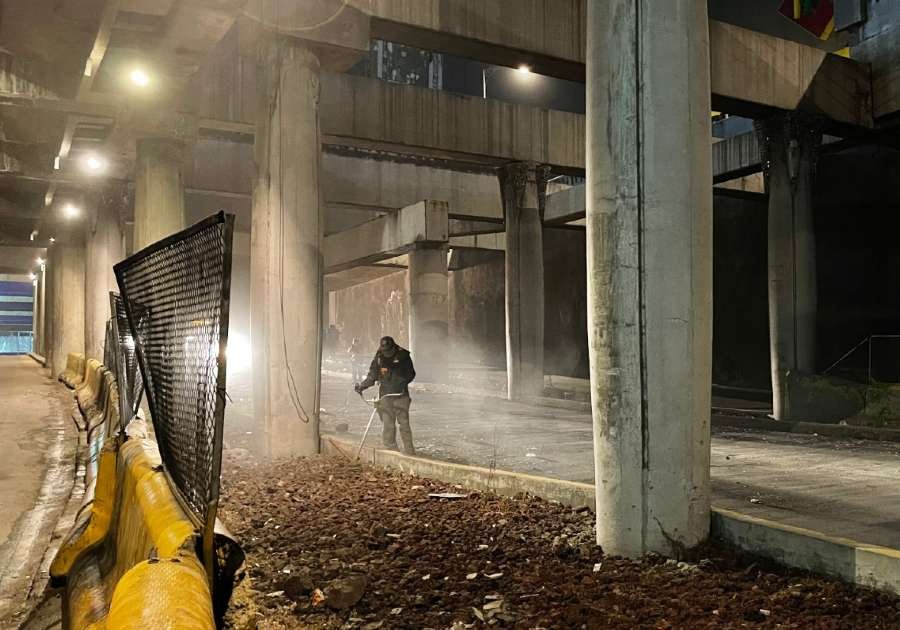 Realizan mantenimiento en el Juárez-Serdán