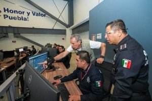 Supervisa Pepe Chedraui avances de Puebla 360 y labores de videovigilancia