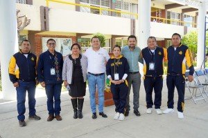 Entreg&oacute; Gobierno de Texmelucan 300 &aacute;rboles para reforestar el Centro Escolar General Rafael &Aacute;vila Camacho