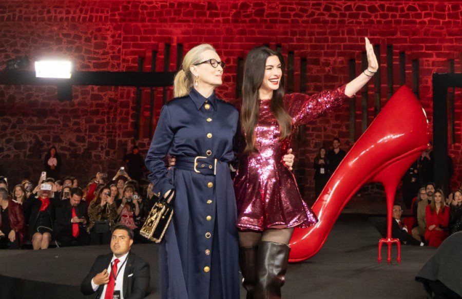 Meryl Streep y Anne Hathaway visitan M&eacute;xico por tour El Diablo Viste a la Moda 2