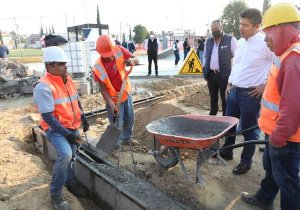 Supervisa ERP avance de obra en parque Romero Vargas